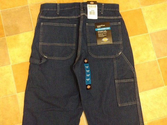 New Dickies jeans, vintage baggy jeans, deadstock