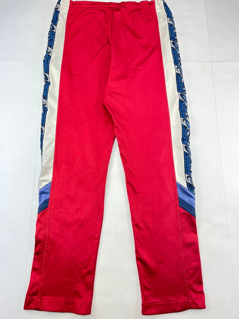Asics Pants Red Vintage 90s Hip Hop Clothing 1990s Etsy