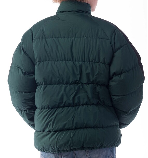 fila puffer jacket green