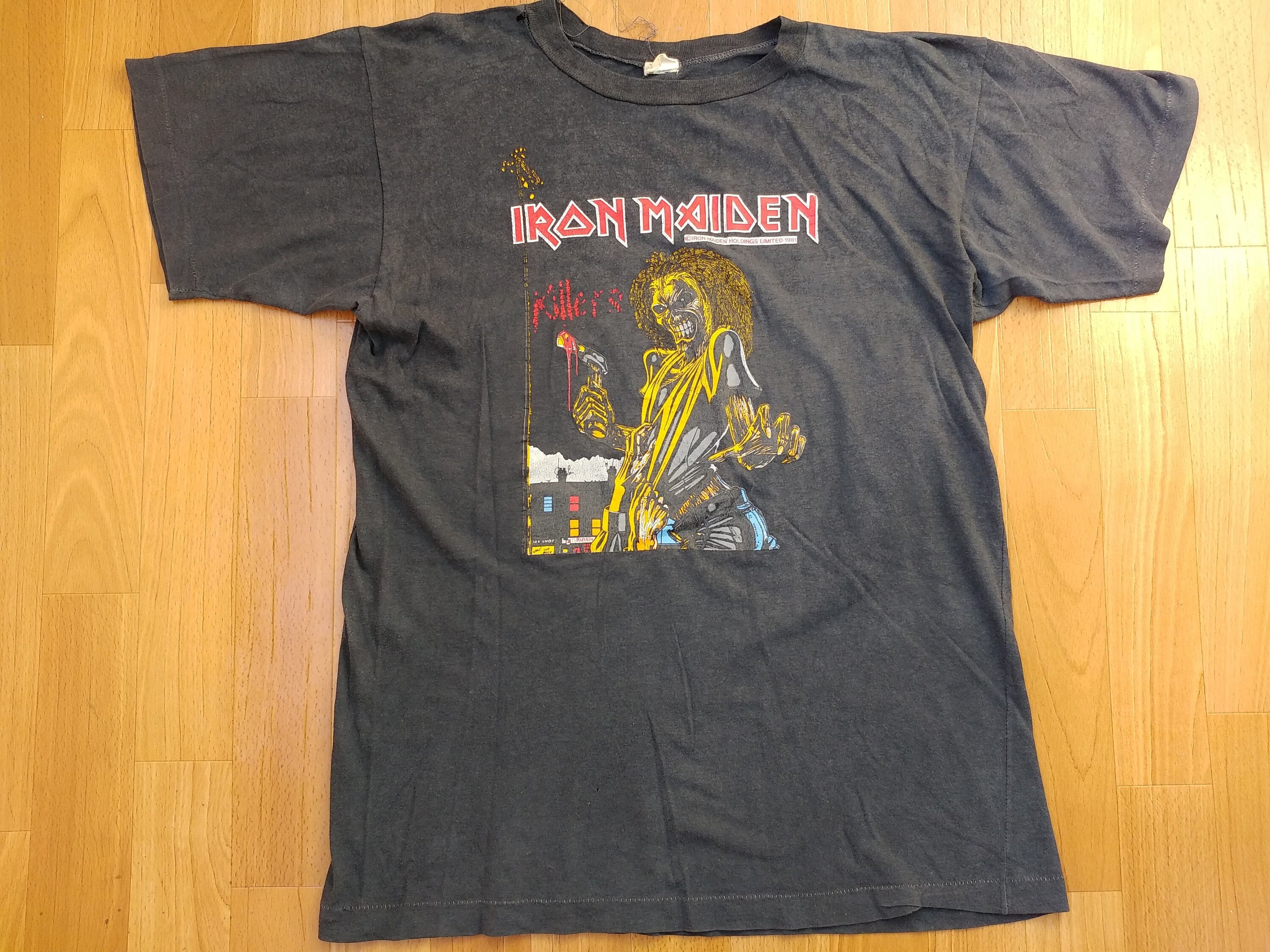 Vintage Maiden T-shirt 1981 Killers Tour Shirt 80s -