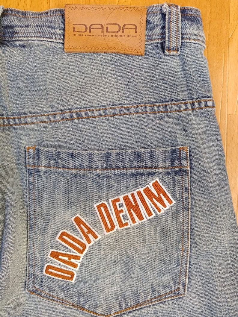 Damani Dada Jeans Vintage Baggy Jeans 90s Hip-hop Clothing - Etsy