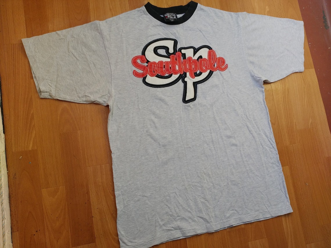 SOUTHPOLE Jersey Gray Vintage South Pole T-shirt 90s Hip-hop | Etsy