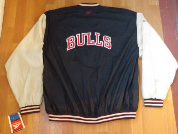 Nba Chicago Bulls Jacke Reebok Jahrgang Basketball Jacke Etsy