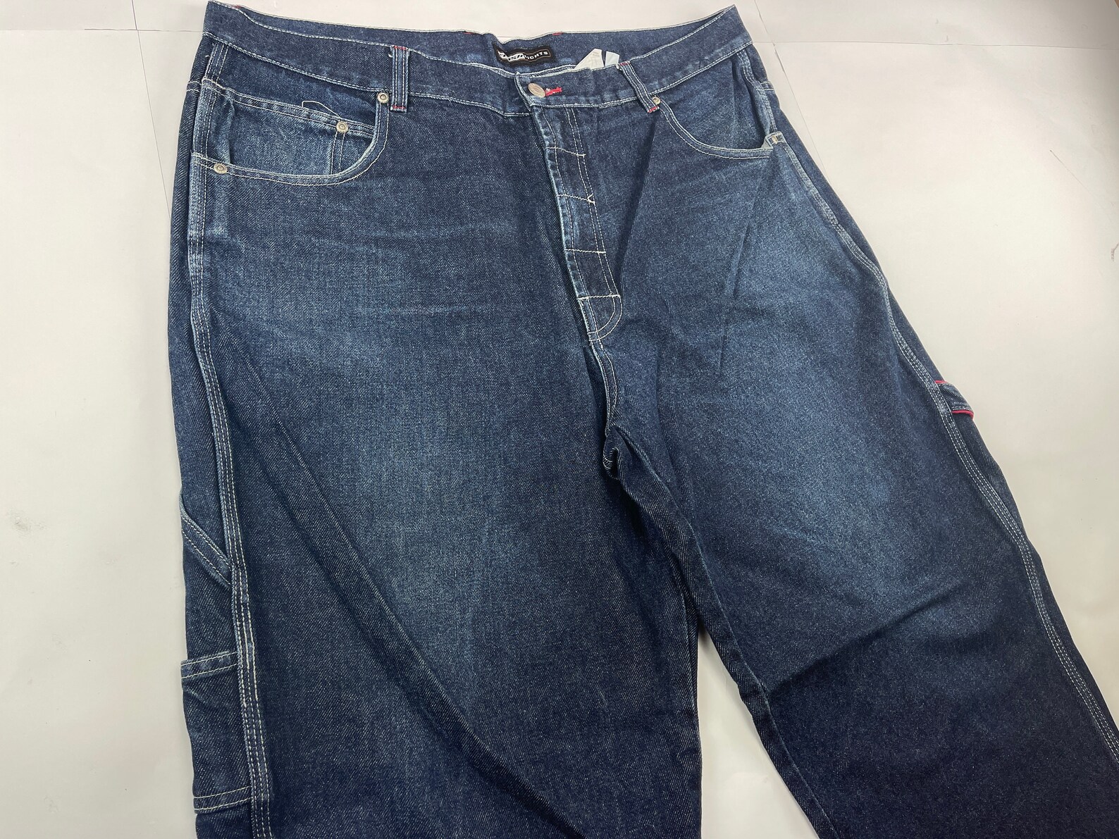 Flashlights Jeans Blue Vintage Baggy Jeans 90s Hip Hop Etsy