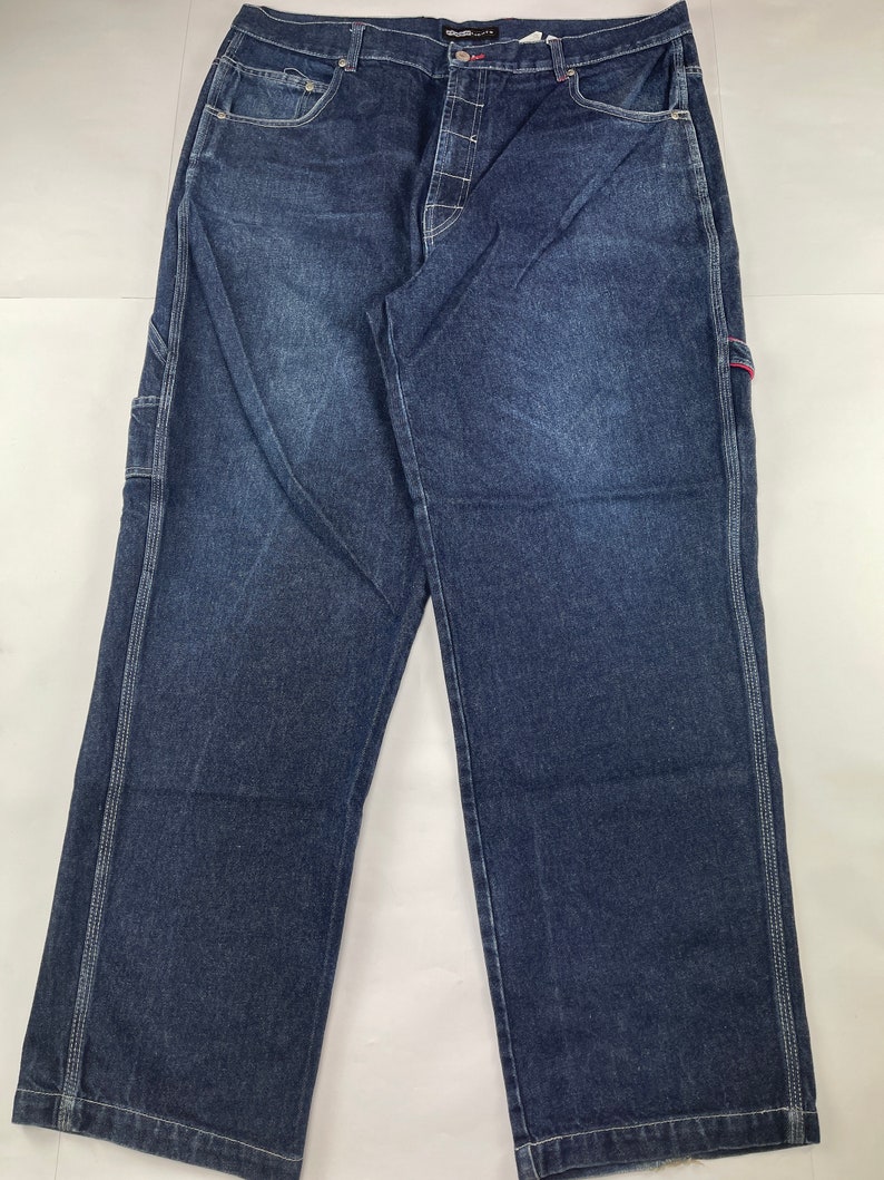 Flashlights Jeans Blue Vintage Baggy Jeans 90s Hip Hop Etsy