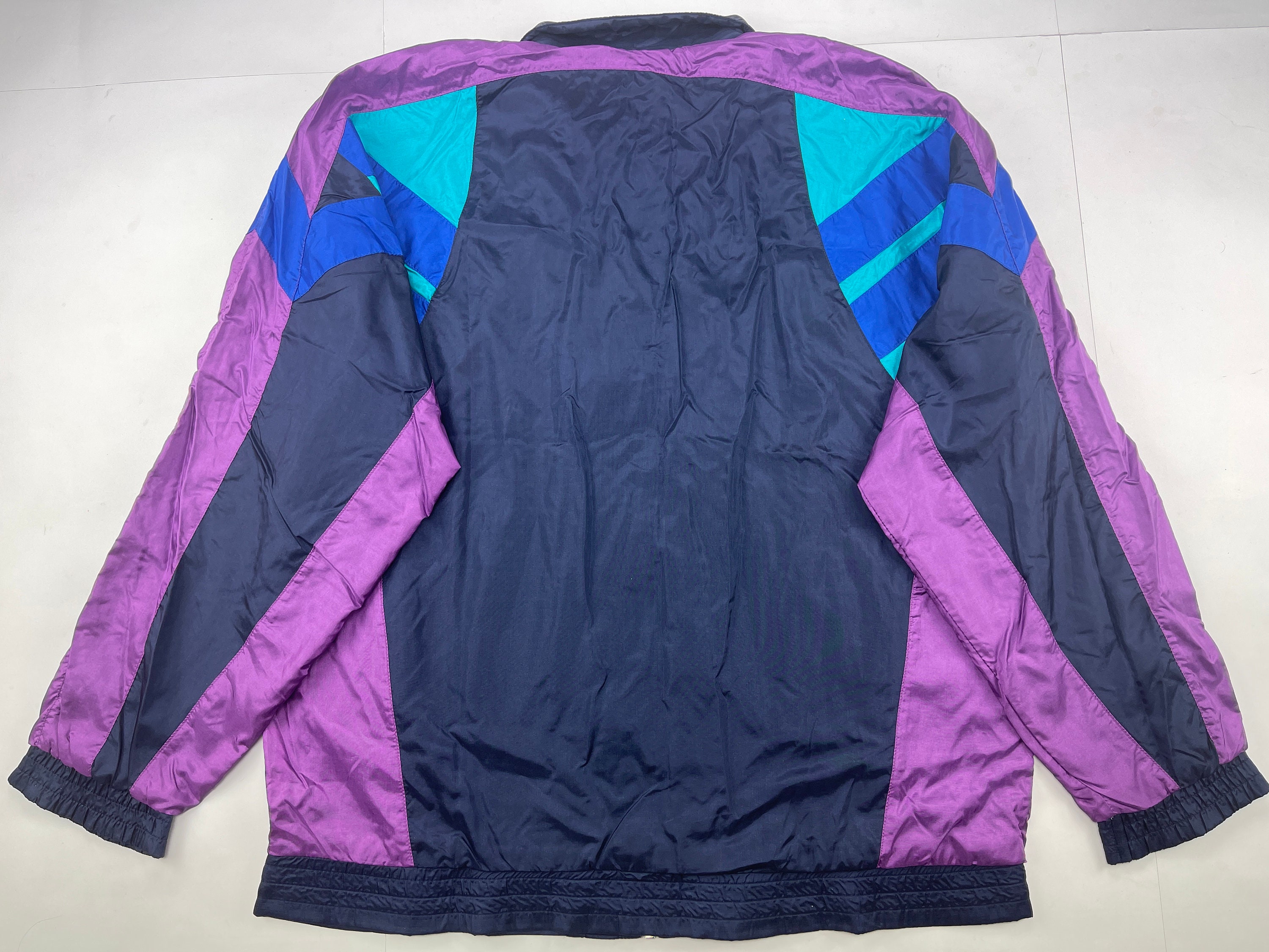 ADIDAS tracksuit neon purple vintage track suit jacket | Etsy