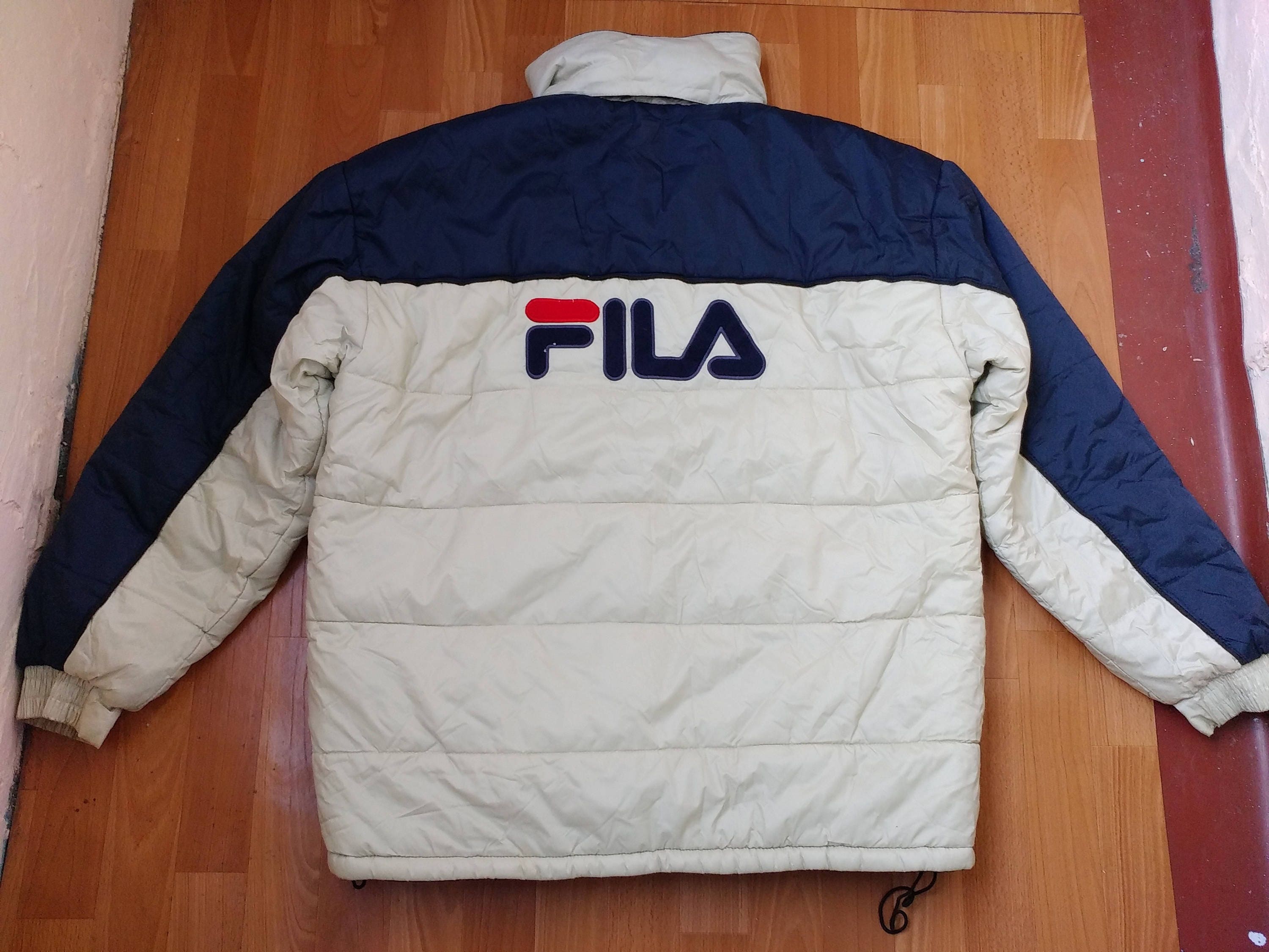 FILA Jacket Vintage Windbreaker Jacket of 90s | Etsy