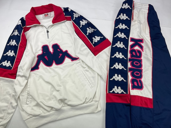 Kappa Tracksuit Spell Out Blue Vintage Suit Jacket Pants - Etsy