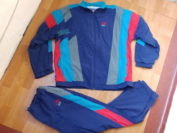 blue puma sweatsuit