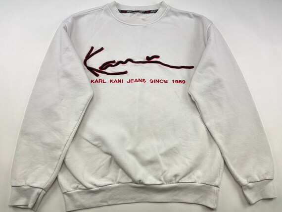KARL KANI sudadera blanco vintage Kani ropa hip hop de los | Etsy México