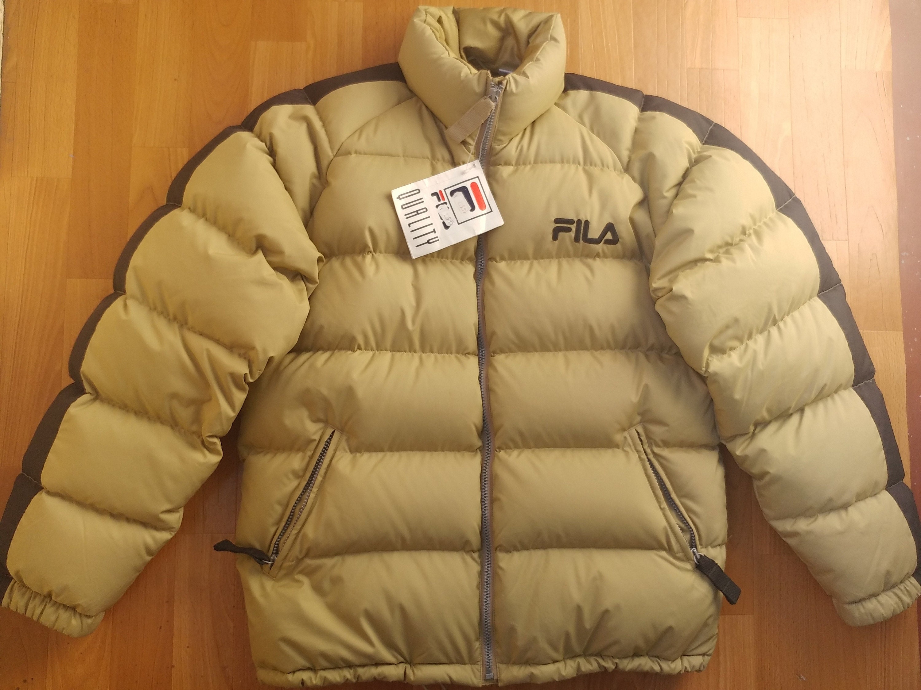 rooster Ontmoedigd zijn beet FILA Jacket Deadstock Vintage Down Puffer Jacket 90s Hip Hop - Etsy