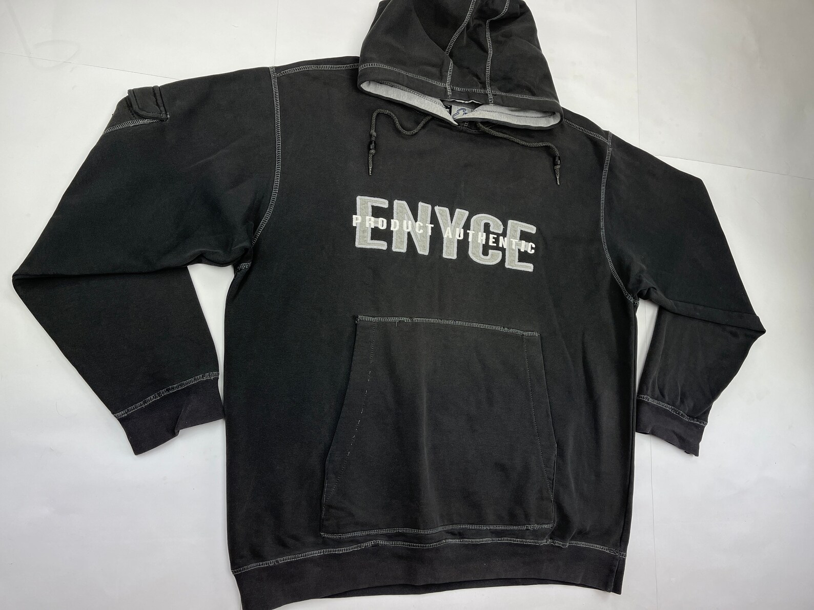 Enyce hoodie black vintage 90s hip hop clothing 1990s Etsy