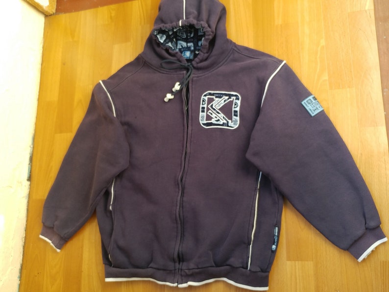 KARL KANI hoodie purple sweatshirt of 90s hip-hop clothing | Etsy