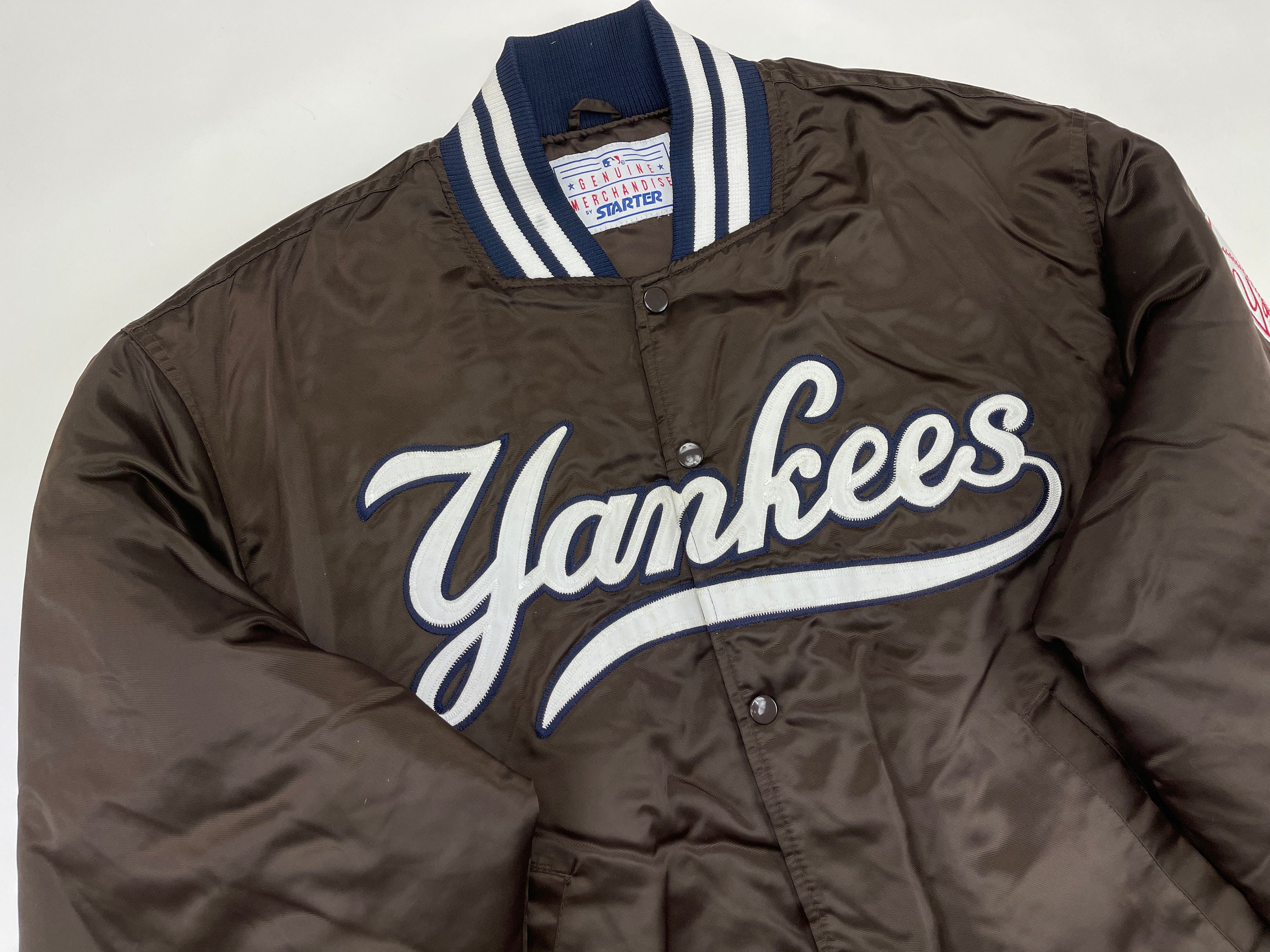 STARTER New York Yankees Jacket Brown Vintage Baseball - Etsy Canada