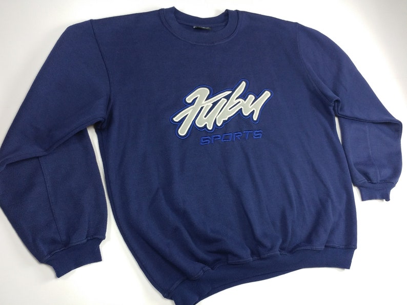 FUBU Sweatshirt Blue Vintage Sweat Shirt 90s Hip-hop - Etsy