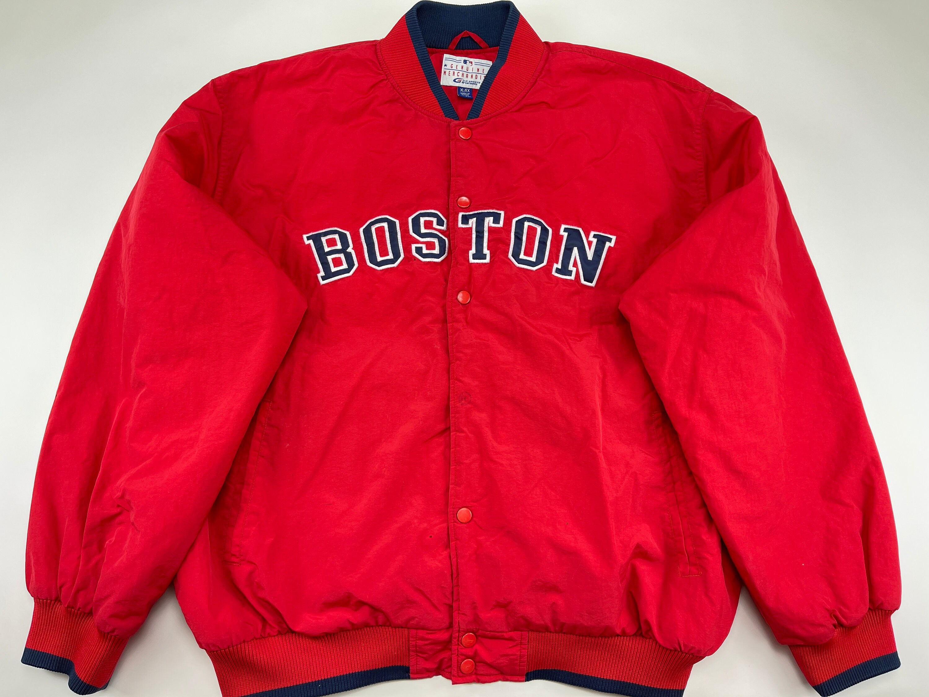 MLB Boston Red Sox Jacket G-III Vintage Baseball Bomber 