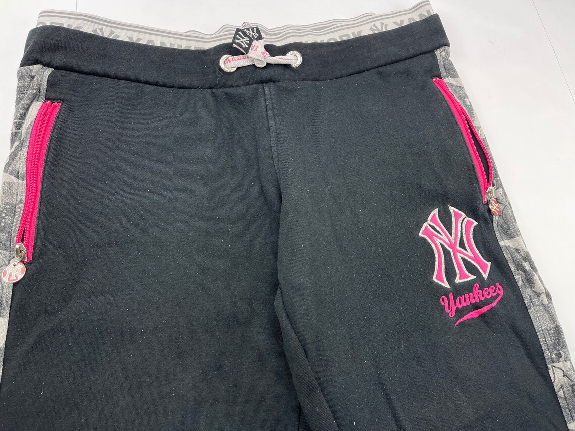 New York Yankees pants black vintage baseball pants Etsy