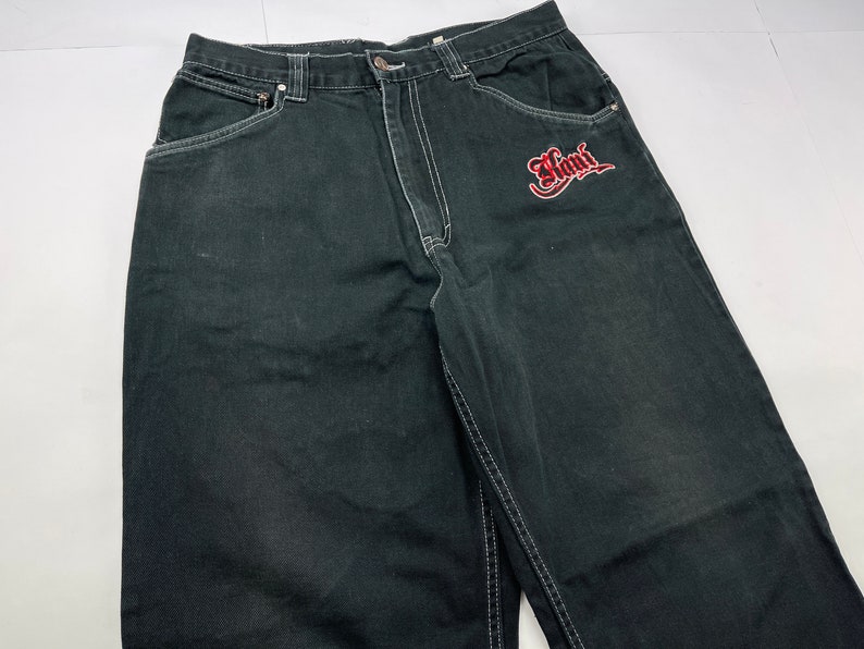 KARL KANI Jeans Vintage Baggy Kani Jeans Loose Black 90s Hip - Etsy ...