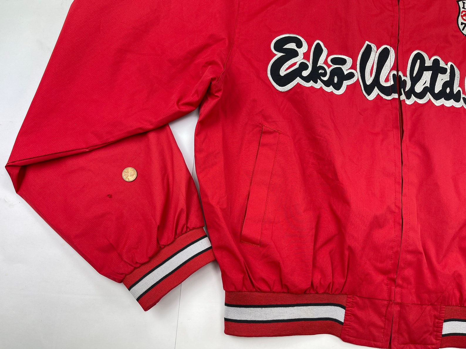 ECKO UNLTD Jacket Red Vintage Ecko Jacket 90s Hip Hop Etsy UK