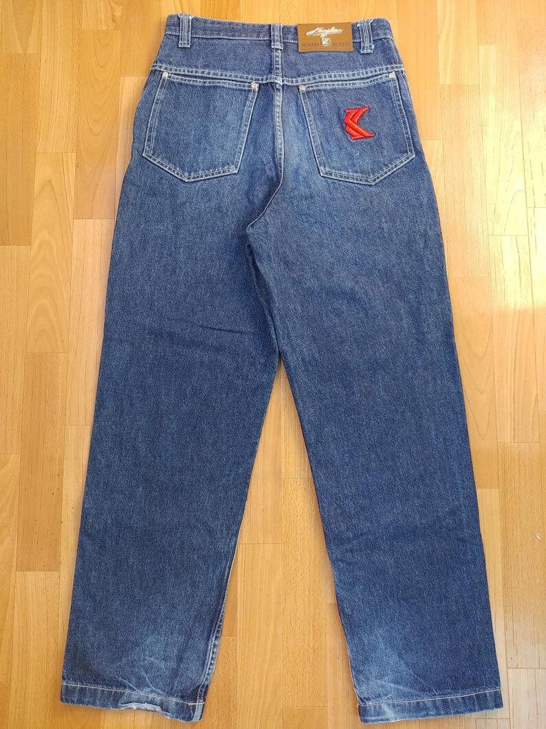 KARL KANI jeans vintage baggy Kani jeans loose blue 90s | Etsy