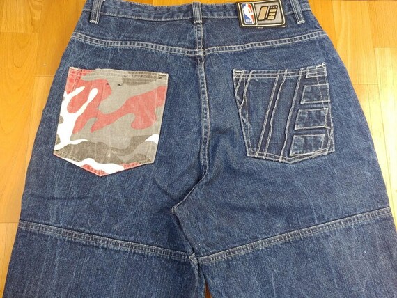 Unk, Jeans, Nba Unk Basketball Jeans Team Logo Vintage Patchwork Jeans Size 38