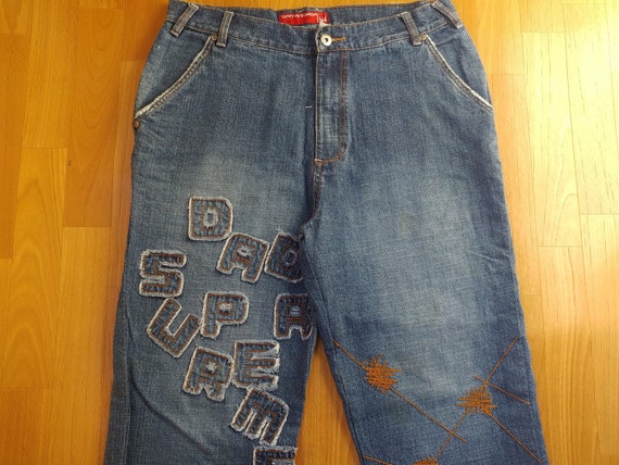 Damani Dada Supreme Jeans Vintage Baggy Jeans 90s Hip-hop - Etsy