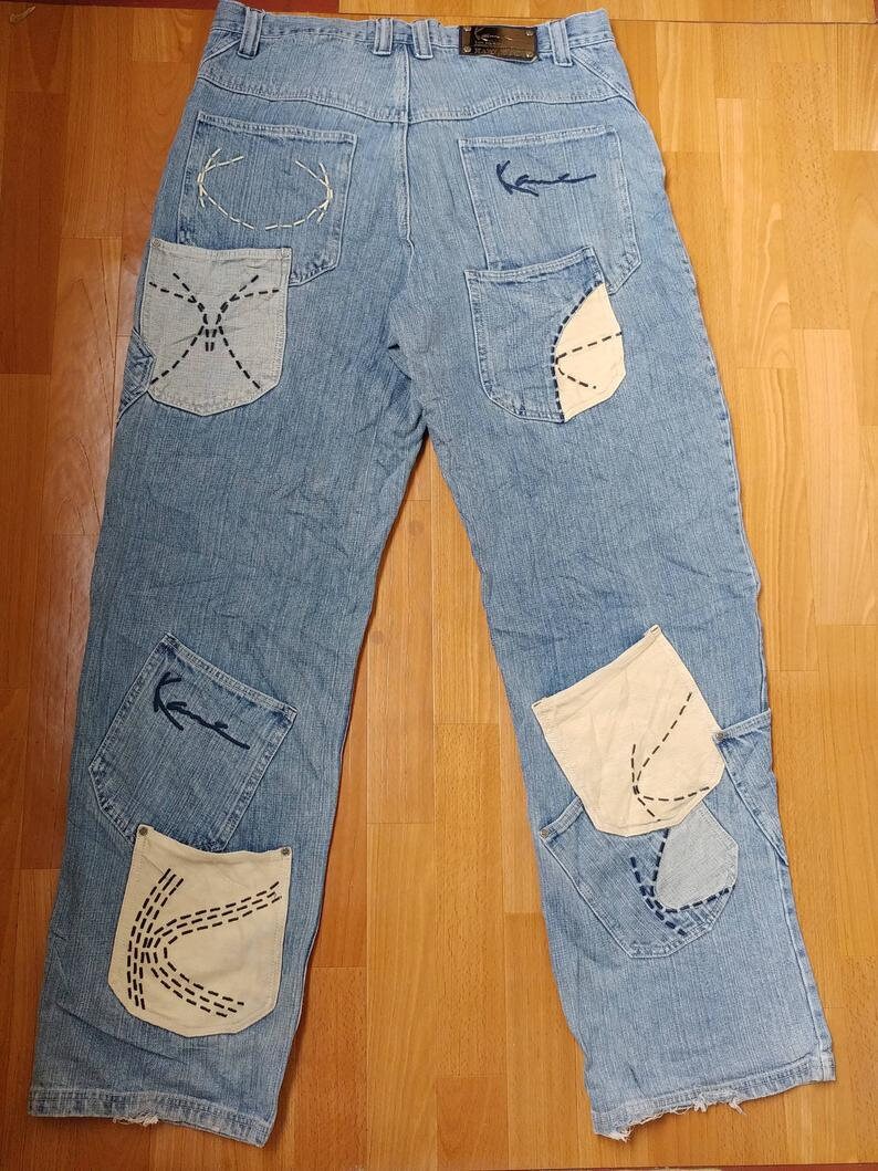 KARL KANI jeans light blue vintage baggy Kani jeans loose | Etsy