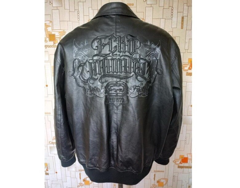 ecko leather jacket