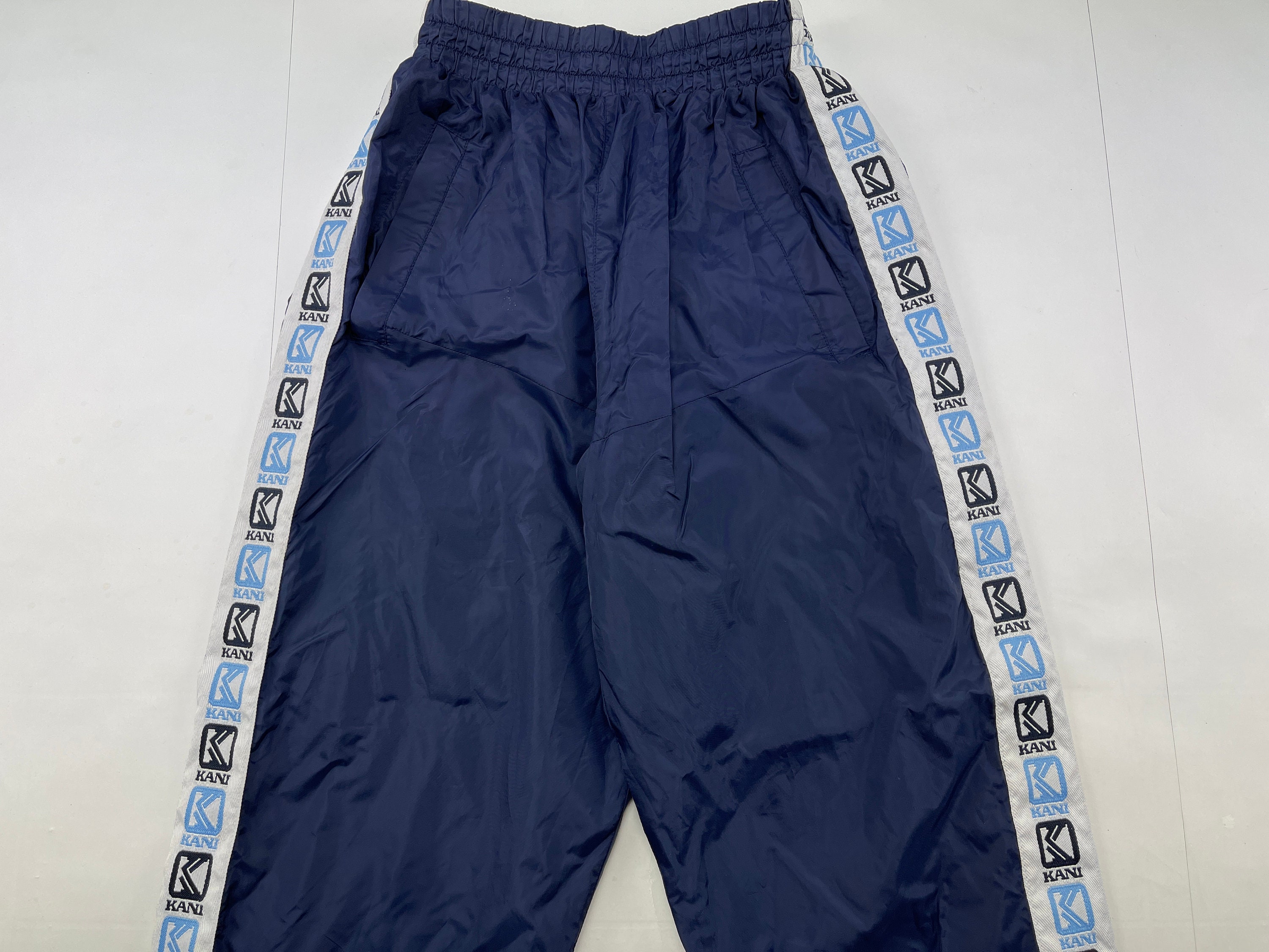 KARL KANI Pants Blue Baggy Kani Tracksuit Pants Loose 90s - Etsy