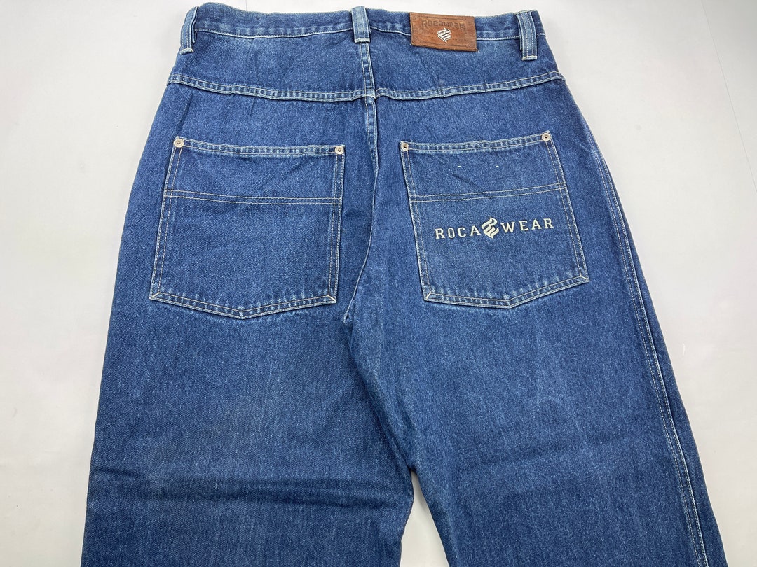 Rocawear Jeans Blue Vintage Baggy Pants 90s Hop - Etsy