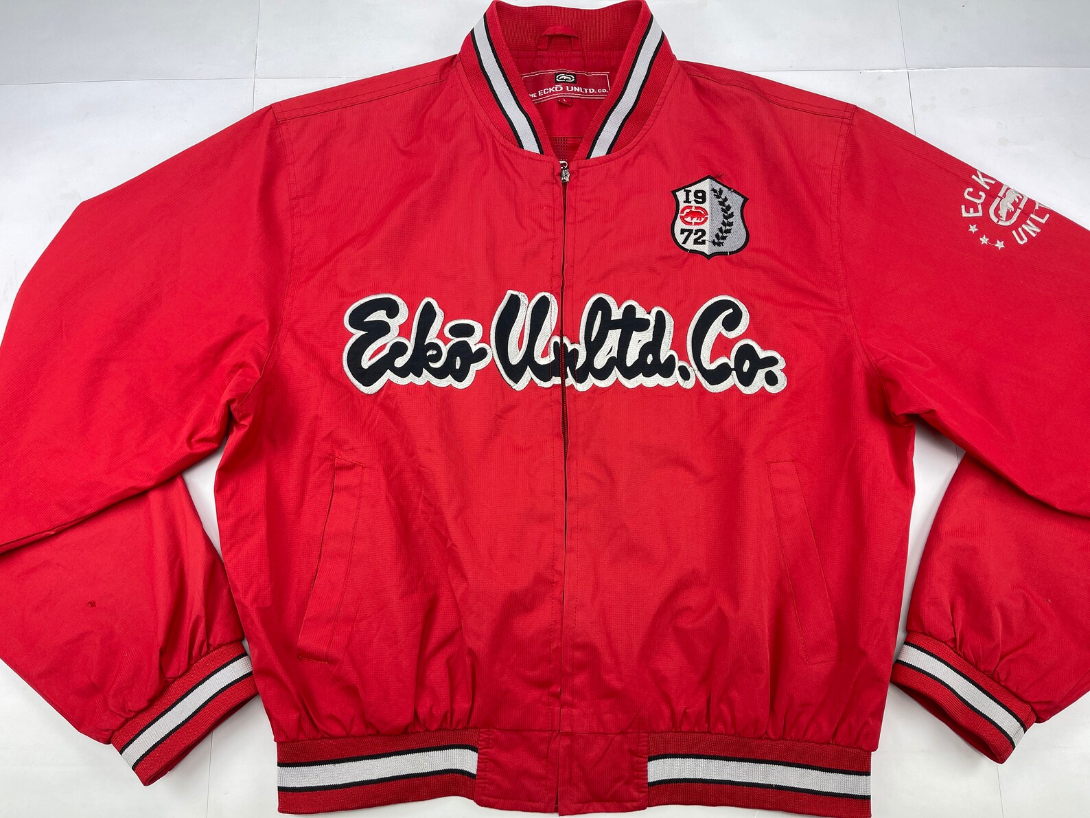 ECKO UNLTD Jacket Red Vintage Ecko Jacket 90s Hip Hop Etsy UK