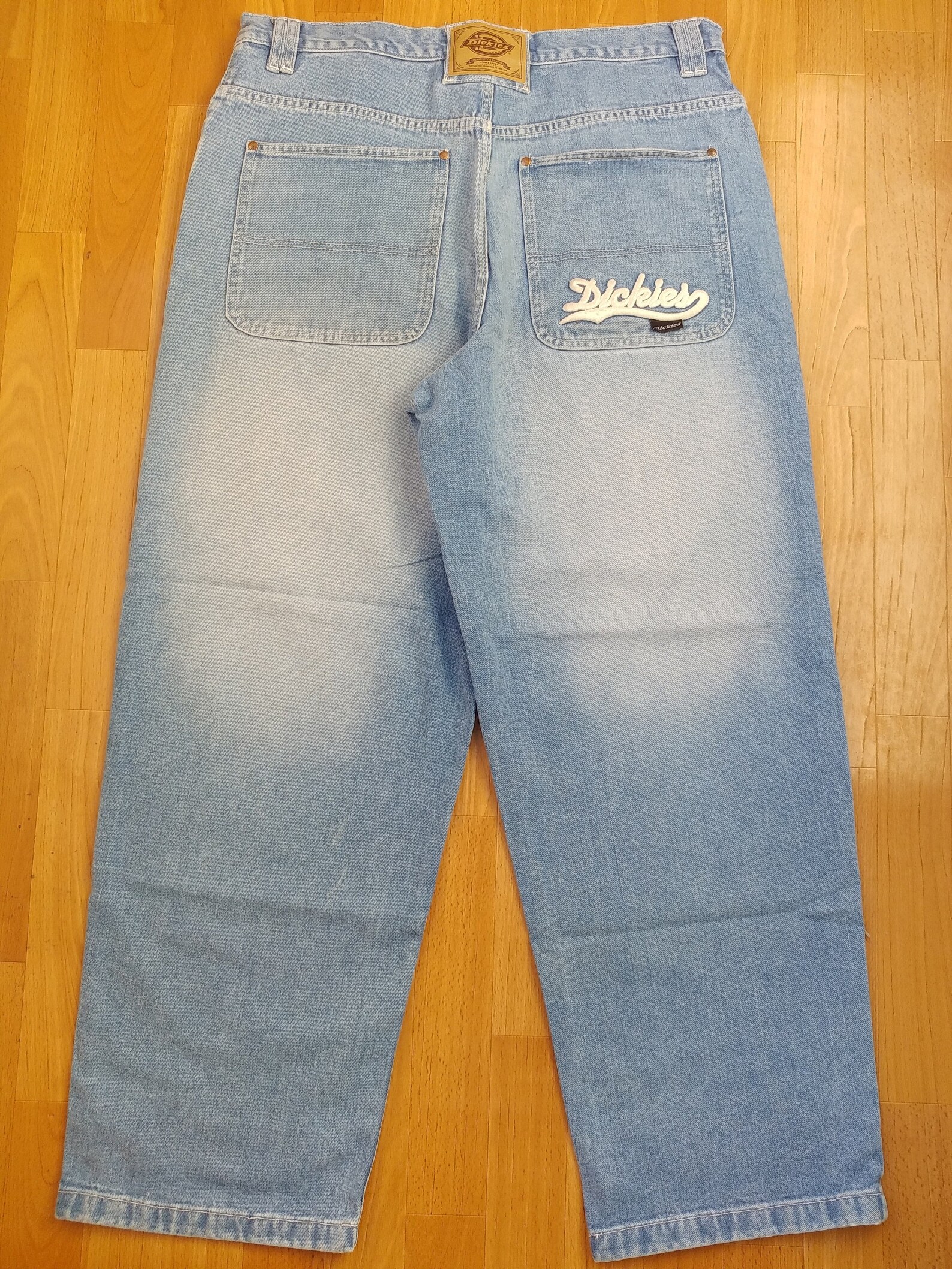 Dickies jeans light blue vintage baggy jeans 90s hip-hop | Etsy