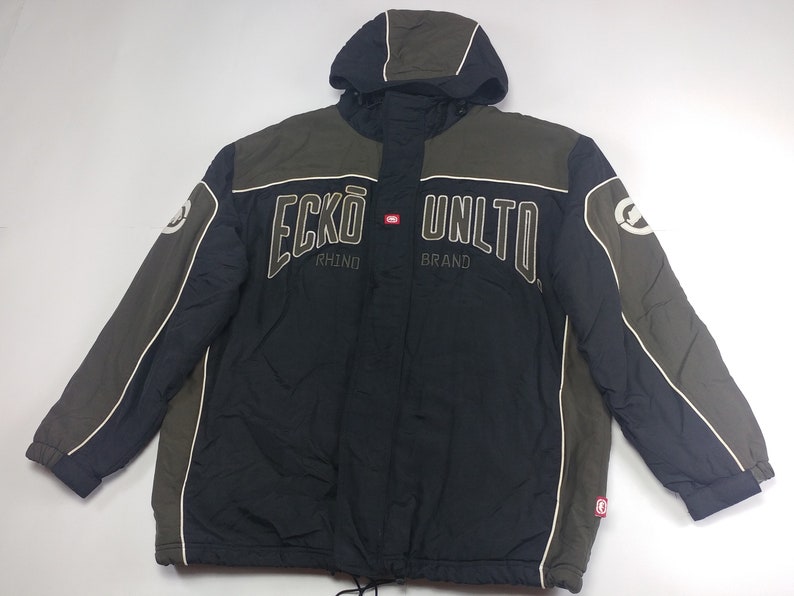 ECKO UNLTD jacket black vintage Ecko jacket 90s hip hop | Etsy