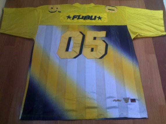 fubu jersey yellow