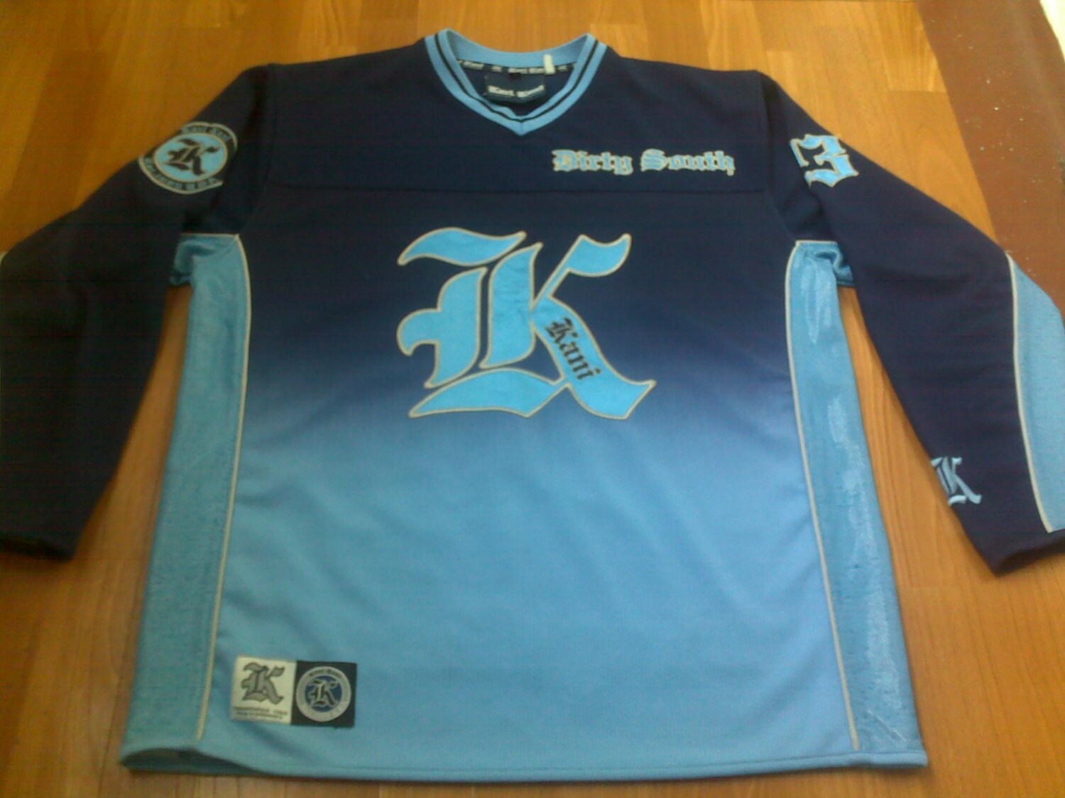 KARL KANI jersey blue Kani t-shirt of 90s hip-hop clothing | Etsy