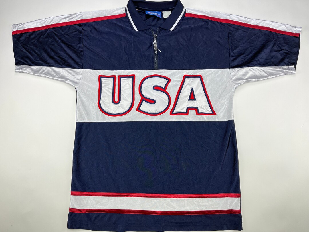 Maillot USA patriotique compagnie Exhaust Jeans bleu Etsy France