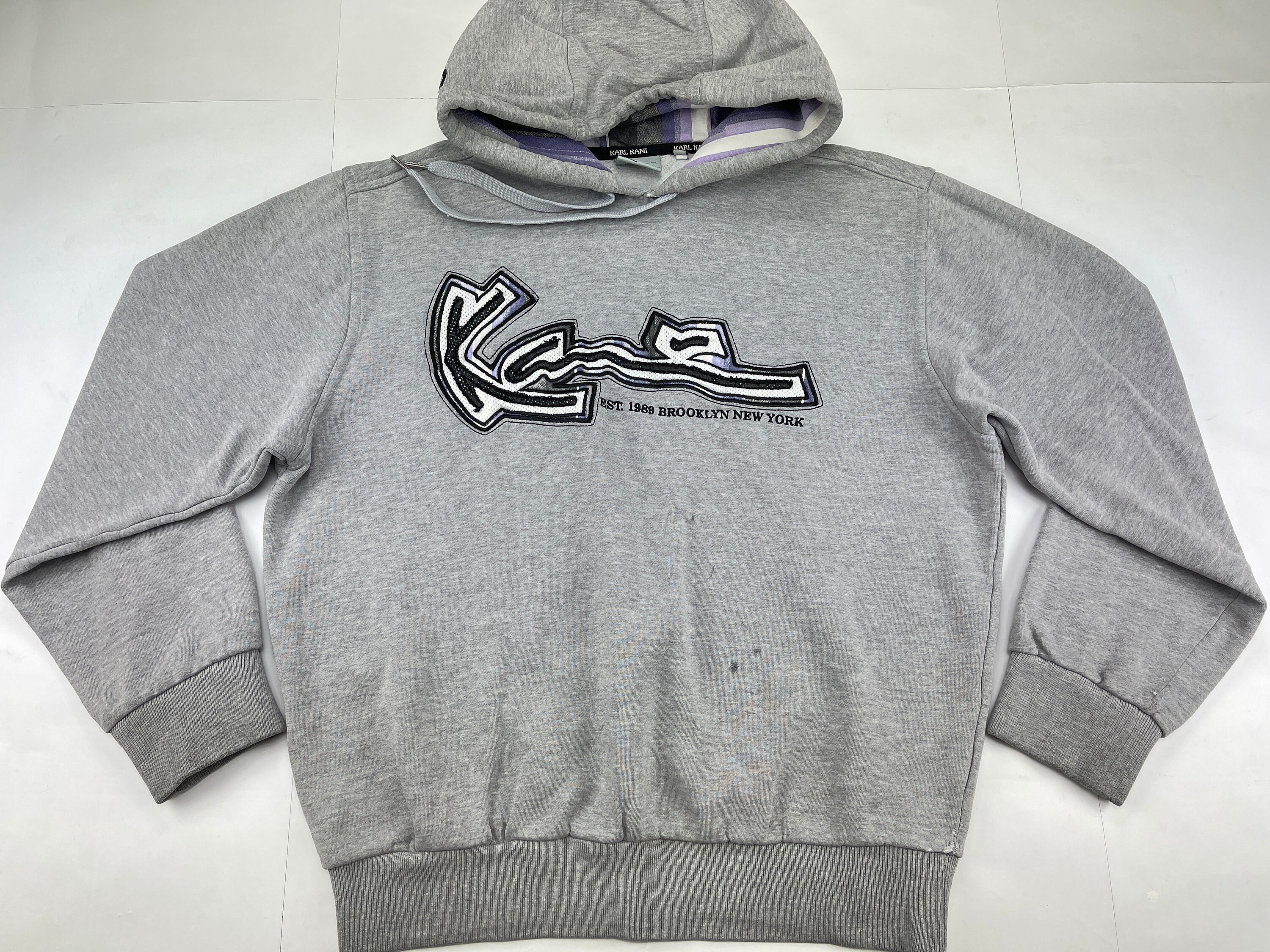 KARL KANI Hoodie Gray Kani Vintage Hip-hop Sweatshirt 90s - Etsy UK