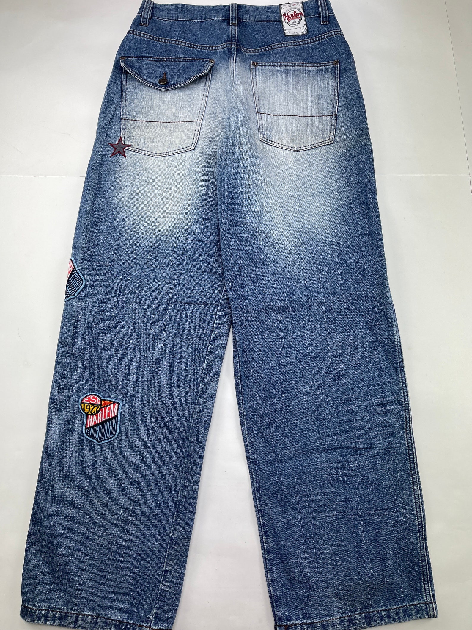 Platinum FUBU Jeans Harlem Globetrotters Vintage Baggy - Etsy