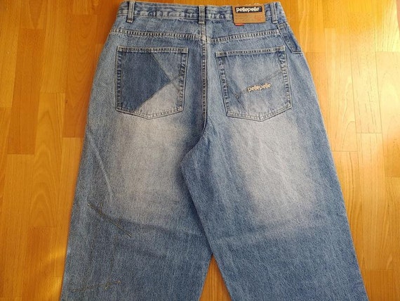 Kyst hungersnød Montgomery Pelle Pelle Jeans Old School Blue Baggy Jeans Vintage 90s - Etsy UK
