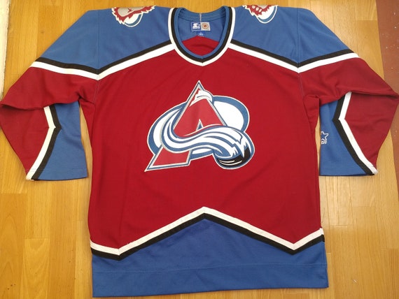 vintage colorado avalanche jersey