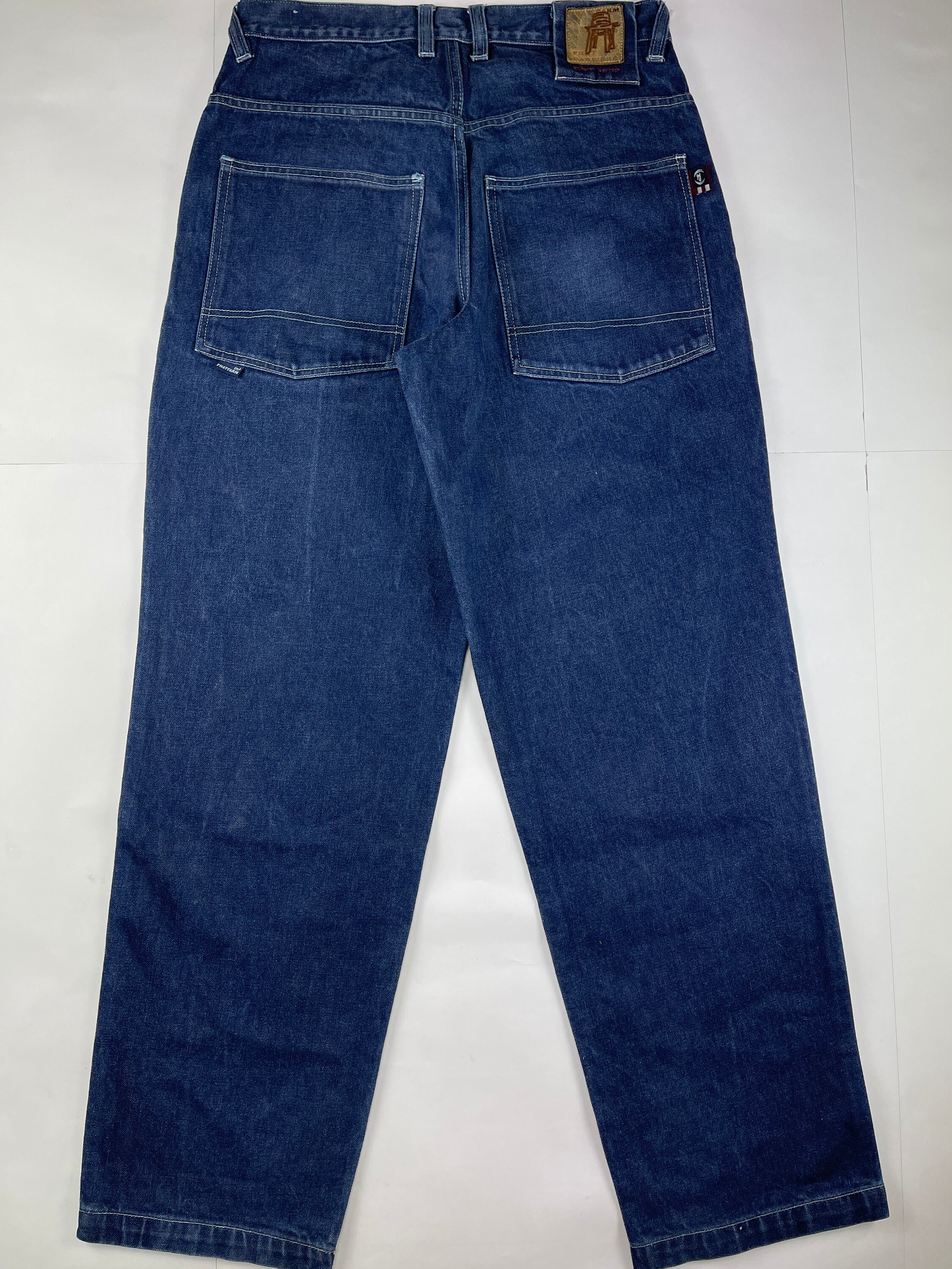 Phat Farm Jeans Blue Vintage Baggy Jeans 90s Hip Hop Etsy