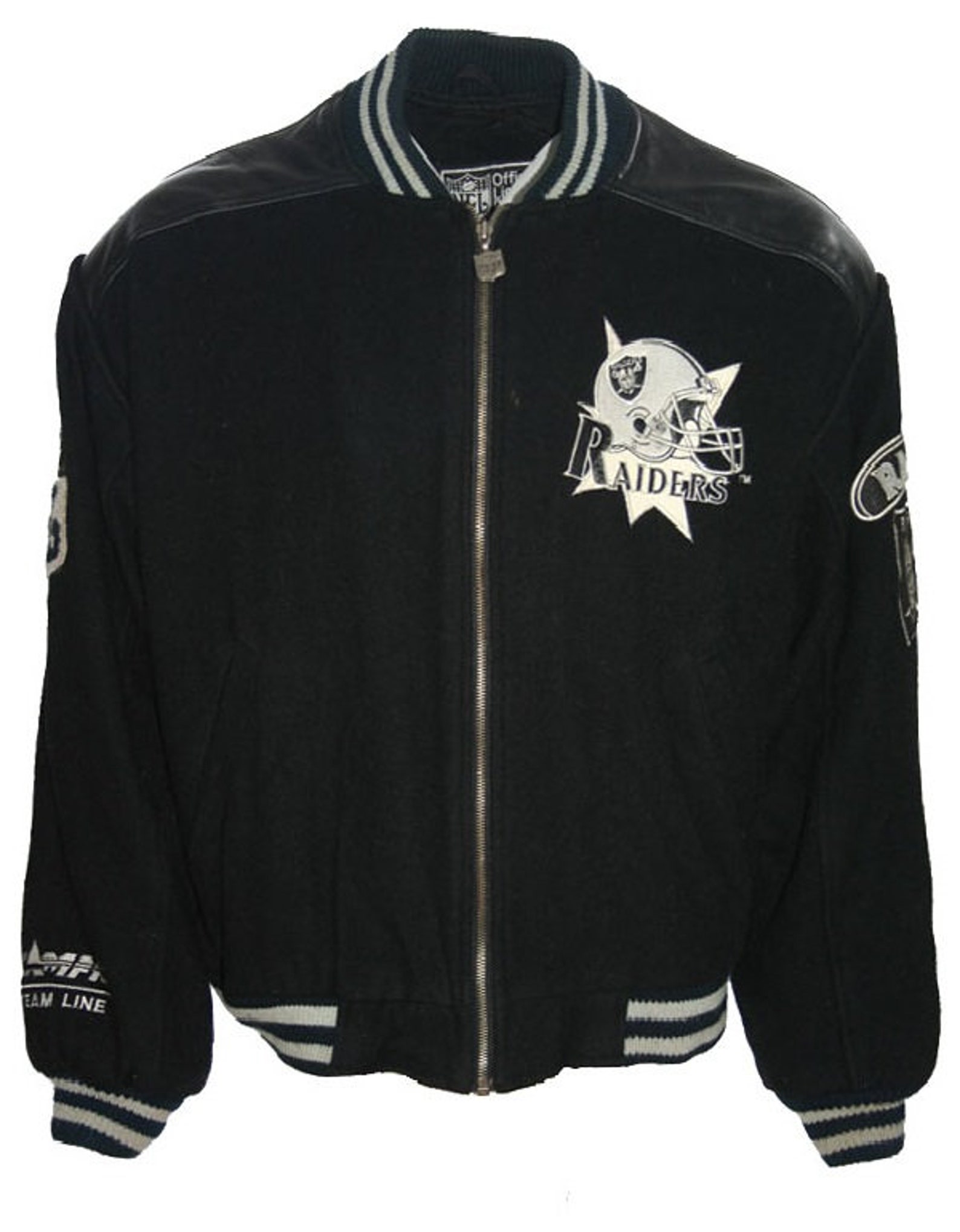 Oakland Raiders Jacket Vintage Los Angeles Raiders Jacket Etsy