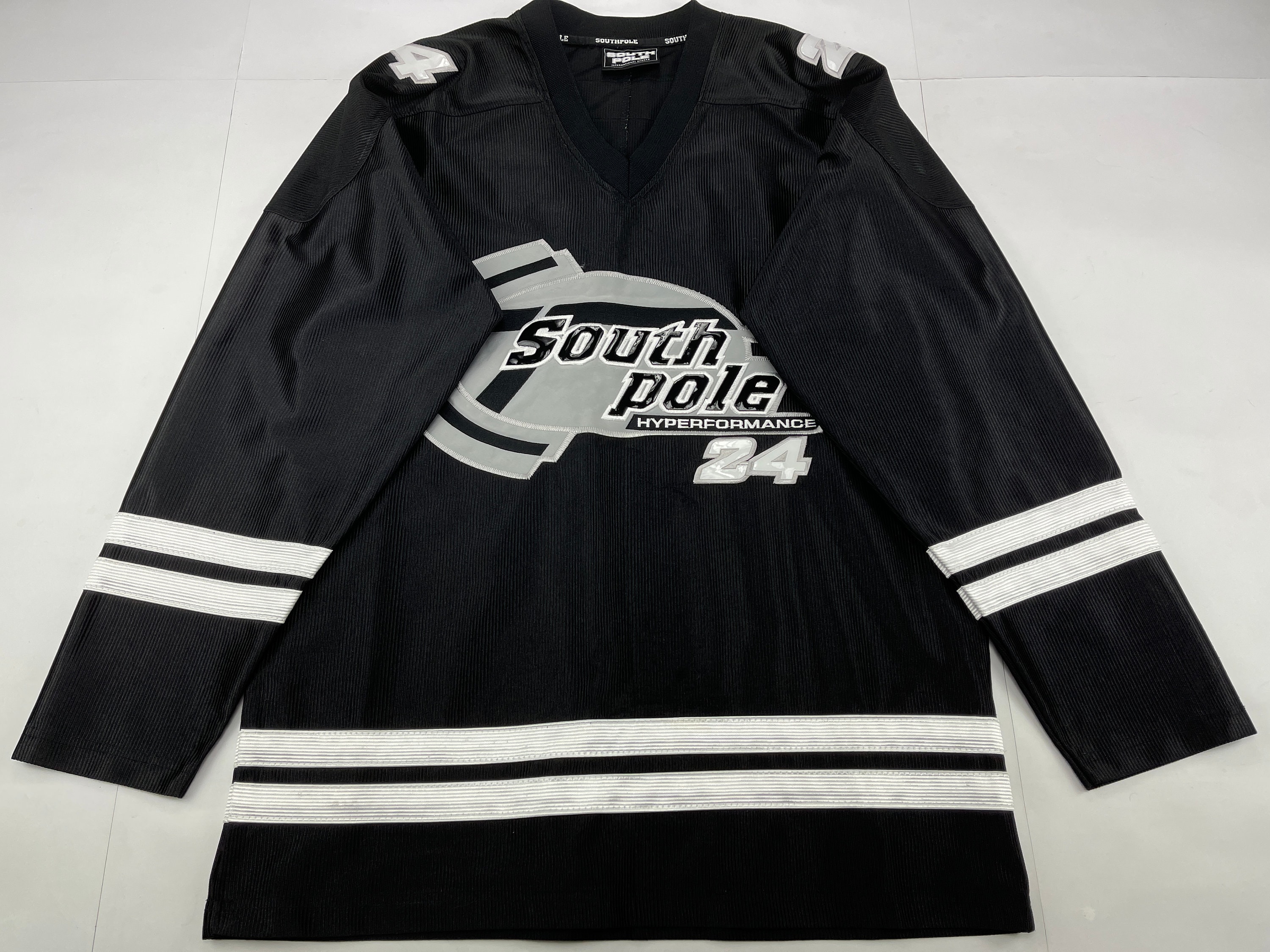 South Pole Hockey Jersey blue with white lettering. - Depop