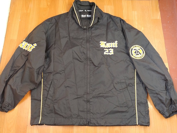 Karl Kani jas vintage hiphop jas van Long Beach Los Angeles Karl Kani jacket wit Brooklyn bommenwerper vintage hiphop | Etsy