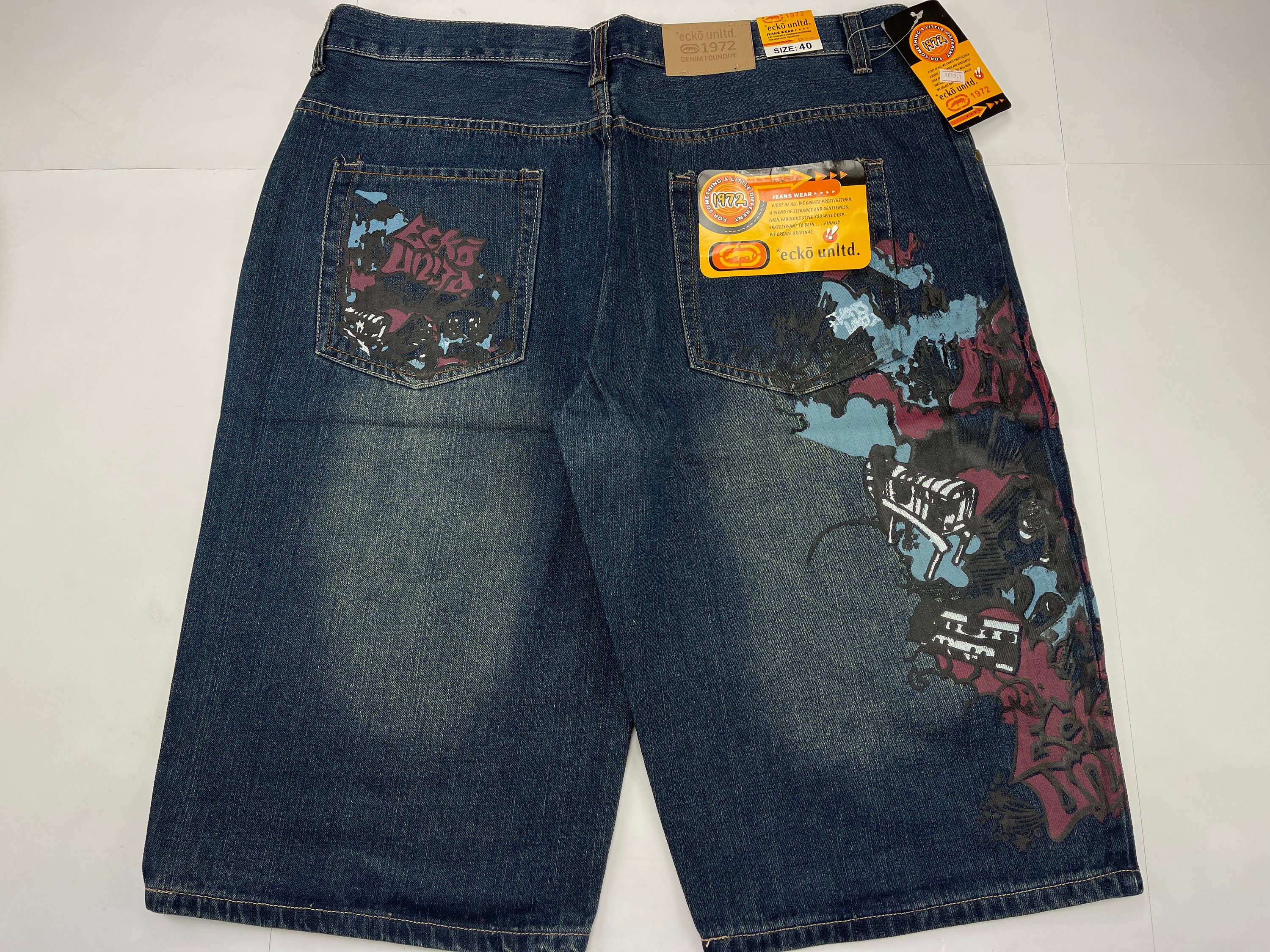 Men/'s Denim Shorts Choose Style Color /& Size Ecko Unltd