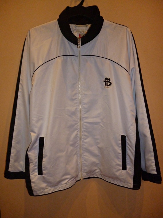 FUBU tracksuit, 1990s, baggy track suit jacket and pants set, white, 90s  size L