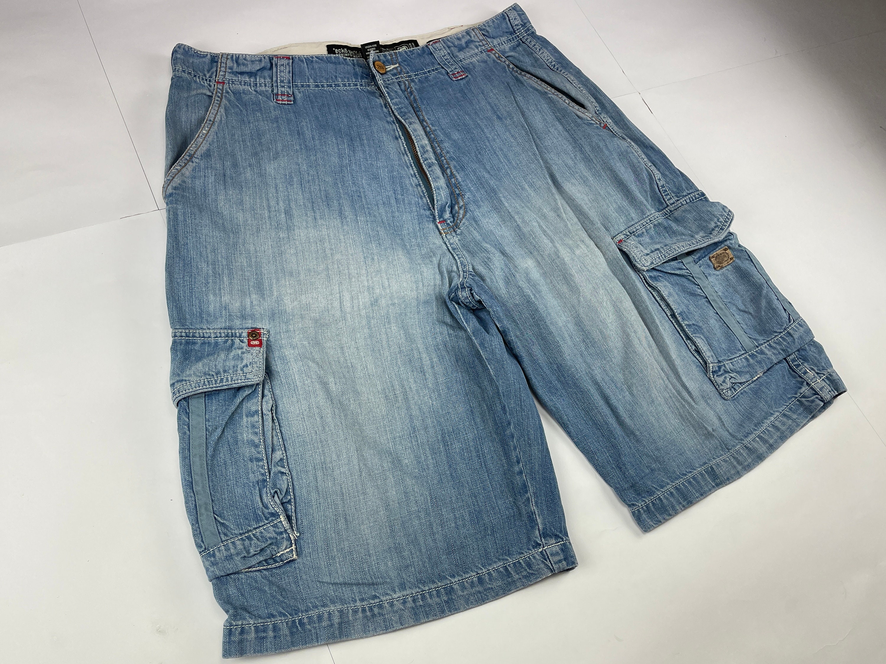 Ecko Unltd jeans shorts blue vintage Ecko jeans shorts 90s | Etsy