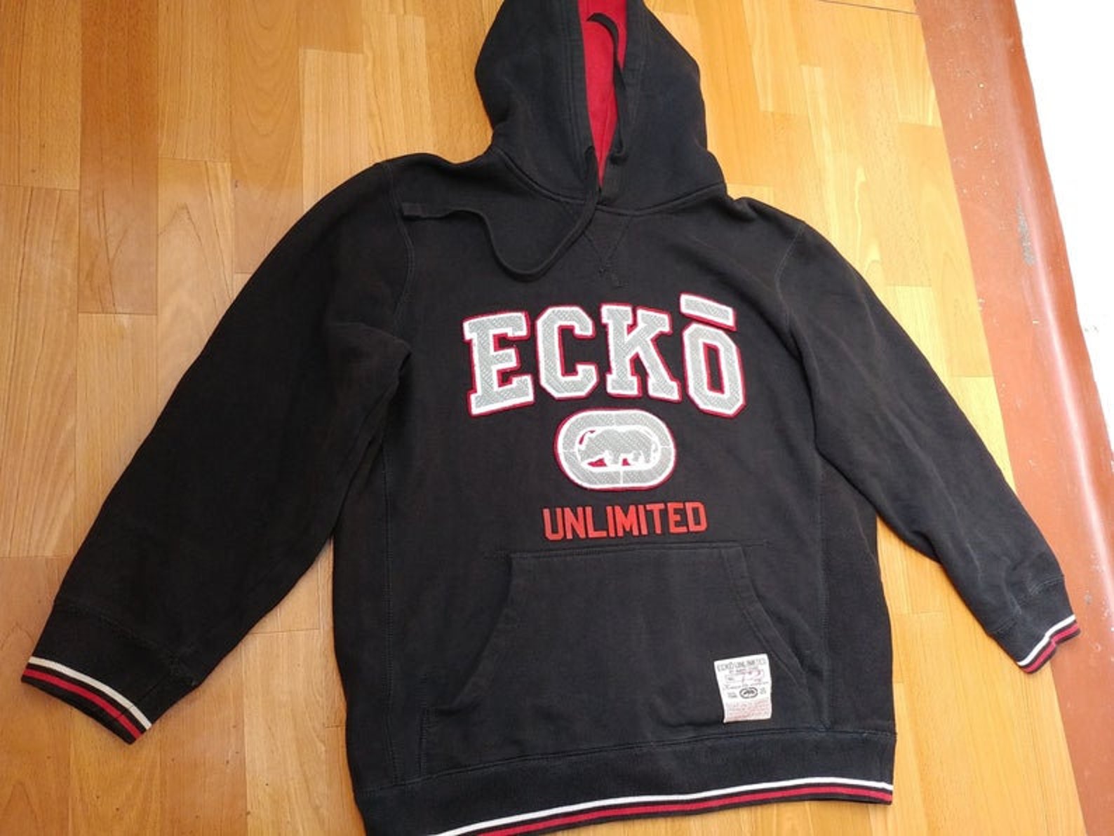ECKO UNLTD Hoodie Black Vintage Hip Hop Sweatshirt Old - Etsy