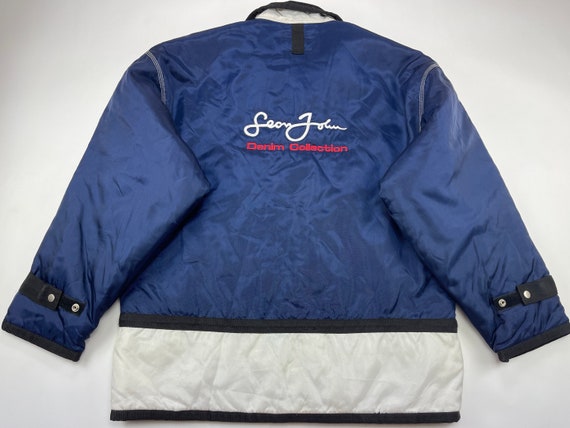 Sean John Jacket Blue Vintage Hip-hop 