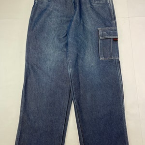 shiny baggy jeans